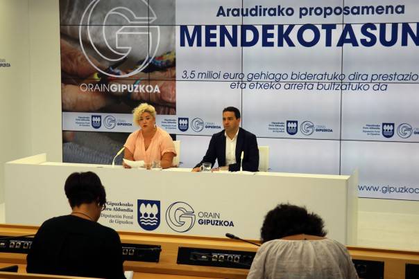 Mendekotasun prestazioetara 3,5 milioi gehiago bideratuko ditu Aldundiak