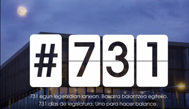 731 egun lanean legealdia hasi zenetik